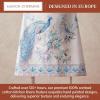 image:imageMaison d Hermine 100 Cotton Apron for women with Pocket Kitchen Chef Apron for Men Cooking Mothers Day Gifts054  Peacock Utopia  Orginal