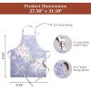 image:imageMaison d Hermine 100 Cotton Apron for women with Pocket Kitchen Chef Apron for Men Cooking Mothers Day Gifts062  Sweet Rose Lavender  Lush