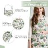 image:imageMaison d Hermine 100 Cotton Apron for women with Pocket Kitchen Chef Apron for Men Cooking Mothers Day Gifts063  Paris Voyage