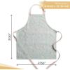 image:imageMaison d Hermine 100 Cotton Apron for women with Pocket Kitchen Chef Apron for Men Cooking Mothers Day Gifts065  Rabbits at Dawn