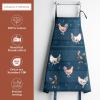 image:imageMaison d Hermine 100 Cotton Apron for women with Pocket Kitchen Chef Apron for Men Cooking Mothers Day Gifts066  Meadow Rooster