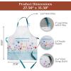 image:imageMaison d Hermine 100 Cotton Apron for women with Pocket Kitchen Chef Apron for Men Cooking Mothers Day Gifts068  Flower in the Field
