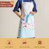 image:imageMaison d Hermine 100 Cotton Apron for women with Pocket Kitchen Chef Apron for Men Cooking Mothers Day Gifts068  Flower in the Field