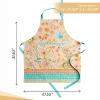 image:imageMaison d Hermine 100 Cotton Apron for women with Pocket Kitchen Chef Apron for Men Cooking Mothers Day Gifts069  Luxury Loft  Peach