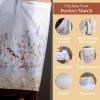 image:imageMaison d Hermine 100 Cotton Apron for women with Pocket Kitchen Chef Apron for Men Cooking Mothers Day Gifts070  Meadow Florals  Beige
