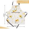 image:imageMaison d Hermine 100 Cotton Apron for women with Pocket Kitchen Chef Apron for Men Cooking Mothers Day Gifts073  Candice