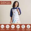 image:imageMaison d Hermine 100 Cotton Apron for women with Pocket Kitchen Chef Apron for Men Cooking Mothers Day Gifts074  Summer Whisper