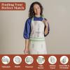 image:imageMaison d Hermine 100 Cotton Apron for women with Pocket Kitchen Chef Apron for Men Cooking Mothers Day Gifts075  Jardin Du Roy