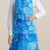 image:imageMaison d Hermine 100 Cotton Apron for women with Pocket Kitchen Chef Apron for Men Cooking Mothers Day Gifts080  Indigo Love