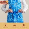 image:imageMaison d Hermine 100 Cotton Apron for women with Pocket Kitchen Chef Apron for Men Cooking Mothers Day Gifts080  Indigo Love