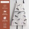 image:imageMaison d Hermine 100 Cotton Apron for women with Pocket Kitchen Chef Apron for Men Cooking Mothers Day Gifts083  We Love Cows
