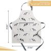image:imageMaison d Hermine 100 Cotton Apron for women with Pocket Kitchen Chef Apron for Men Cooking Mothers Day Gifts083  We Love Cows