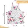 image:imageMaison d Hermine 100 Cotton Apron for women with Pocket Kitchen Chef Apron for Men Cooking Mothers Day Gifts089  Rose Garden