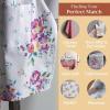 image:imageMaison d Hermine 100 Cotton Apron for women with Pocket Kitchen Chef Apron for Men Cooking Mothers Day Gifts089  Rose Garden