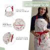 image:imageMaison d Hermine 100 Cotton Apron for women with Pocket Kitchen Chef Apron for Men Cooking Mothers Day Gifts096  Pinson