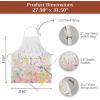 image:imageMaison d Hermine 100 Cotton Apron for women with Pocket Kitchen Chef Apron for Men Cooking Mothers Day Gifts100  Valentine Bouquet