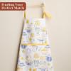 image:imageMaison d Hermine 100 Cotton Apron for women with Pocket Kitchen Chef Apron for Men Cooking Mothers Day Gifts101  La Belle Table