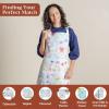 image:imageMaison d Hermine 100 Cotton Apron for women with Pocket Kitchen Chef Apron for Men Cooking Mothers Day Gifts103  Just Floral