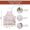 image:imageMaison d Hermine 100 Cotton Apron for women with Pocket Kitchen Chef Apron for Men Cooking Mothers Day Gifts104  Easter Zest
