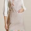 image:imageMaison d Hermine 100 Cotton Apron for women with Pocket Kitchen Chef Apron for Men Cooking Mothers Day Gifts106  Ibiza  Beige