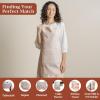 image:imageMaison d Hermine 100 Cotton Apron for women with Pocket Kitchen Chef Apron for Men Cooking Mothers Day Gifts106  Ibiza  Beige