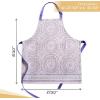 image:imageMaison d Hermine 100 Cotton Apron for women with Pocket Kitchen Chef Apron for Men Cooking Mothers Day Gifts107  Mandala