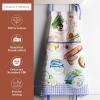 image:imageMaison d Hermine 100 Cotton Apron for women with Pocket Kitchen Chef Apron for Men Cooking Mothers Day Gifts108  Gourmand