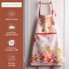 image:imageMaison d Hermine 100 Cotton Apron for women with Pocket Kitchen Chef Apron for Men Cooking Mothers Day Gifts110  Amarante