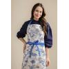 image:imageMaison d Hermine 100 Cotton Apron for women with Pocket Kitchen Chef Apron for Men Cooking Mothers Day Gifts112  Bonobo  Blue