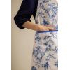 image:imageMaison d Hermine 100 Cotton Apron for women with Pocket Kitchen Chef Apron for Men Cooking Mothers Day Gifts112  Bonobo  Blue