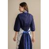 image:imageMaison d Hermine 100 Cotton Apron for women with Pocket Kitchen Chef Apron for Men Cooking Mothers Day Gifts112  Bonobo  Blue