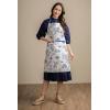 image:imageMaison d Hermine 100 Cotton Apron for women with Pocket Kitchen Chef Apron for Men Cooking Mothers Day Gifts112  Bonobo  Blue