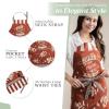 image:imageMaison d Hermine 100 Cotton Apron for women with Pocket Kitchen Chef Apron for Men Cooking Mothers Day Gifts114  Perfect Blend