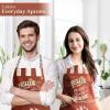 image:imageMaison d Hermine 100 Cotton Apron for women with Pocket Kitchen Chef Apron for Men Cooking Mothers Day Gifts114  Perfect Blend