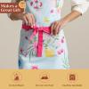 image:imageMaison d Hermine 100 Cotton Apron for women with Pocket Kitchen Chef Apron for Men Cooking Mothers Day Gifts116  Jardin Dete  Mint