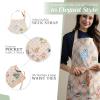 image:imageMaison d Hermine 100 Cotton Apron for women with Pocket Kitchen Chef Apron for Men Cooking Mothers Day Gifts129  Lets Play