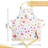 image:imageMaison d Hermine 100 Cotton Apron for women with Pocket Kitchen Chef Apron for Men Cooking Mothers Day Gifts131  Happy Florals  Sweety