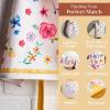 image:imageMaison d Hermine 100 Cotton Apron for women with Pocket Kitchen Chef Apron for Men Cooking Mothers Day Gifts131  Happy Florals  Sweety