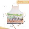 image:imageMaison d Hermine 100 Cotton Apron for women with Pocket Kitchen Chef Apron for Men Cooking Mothers Day Gifts136  Zebra Life