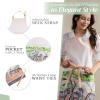 image:imageMaison d Hermine 100 Cotton Apron for women with Pocket Kitchen Chef Apron for Men Cooking Mothers Day Gifts136  Zebra Life