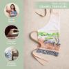 image:imageMaison d Hermine 100 Cotton Apron for women with Pocket Kitchen Chef Apron for Men Cooking Mothers Day Gifts136  Zebra Life