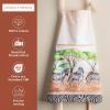 image:imageMaison d Hermine 100 Cotton Apron for women with Pocket Kitchen Chef Apron for Men Cooking Mothers Day Gifts136  Zebra Life