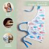 image:imageMaison d Hermine 100 Cotton Apron for women with Pocket Kitchen Chef Apron for Men Cooking Mothers Day Gifts140  Breton Fishes