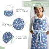 image:imageMaison d Hermine 100 Cotton Apron for women with Pocket Kitchen Chef Apron for Men Cooking Mothers Day Gifts141  Picoti