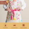 image:imageMaison d Hermine 100 Cotton Apron for women with Pocket Kitchen Chef Apron for Men Cooking Mothers Day Gifts144  Jardin Dete  Fog