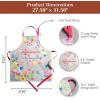 image:imageMaison d Hermine 100 Cotton Apron for women with Pocket Kitchen Chef Apron for Men Cooking Mothers Day Gifts144  Jardin Dete  Fog