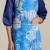 image:imageMaison d Hermine 100 Cotton Apron for women with Pocket Kitchen Chef Apron for Men Cooking Mothers Day Gifts145  Summer Blues