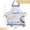 image:imageMaison d Hermine 100 Cotton Apron for women with Pocket Kitchen Chef Apron for Men Cooking Mothers Day Gifts148  Poisson