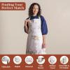 image:imageMaison d Hermine 100 Cotton Apron for women with Pocket Kitchen Chef Apron for Men Cooking Mothers Day Gifts152  Christmas Dew