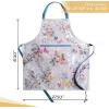 image:imageMaison d Hermine 100 Cotton Apron for women with Pocket Kitchen Chef Apron for Men Cooking Mothers Day Gifts155  Equinoxe  Grey